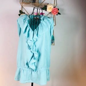 🛍 LOFT TURQUOISE TOP